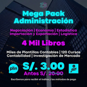 Tienda mega pack administración