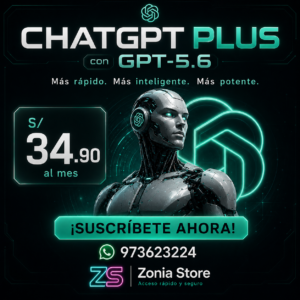 chatgpt plus 1 mes