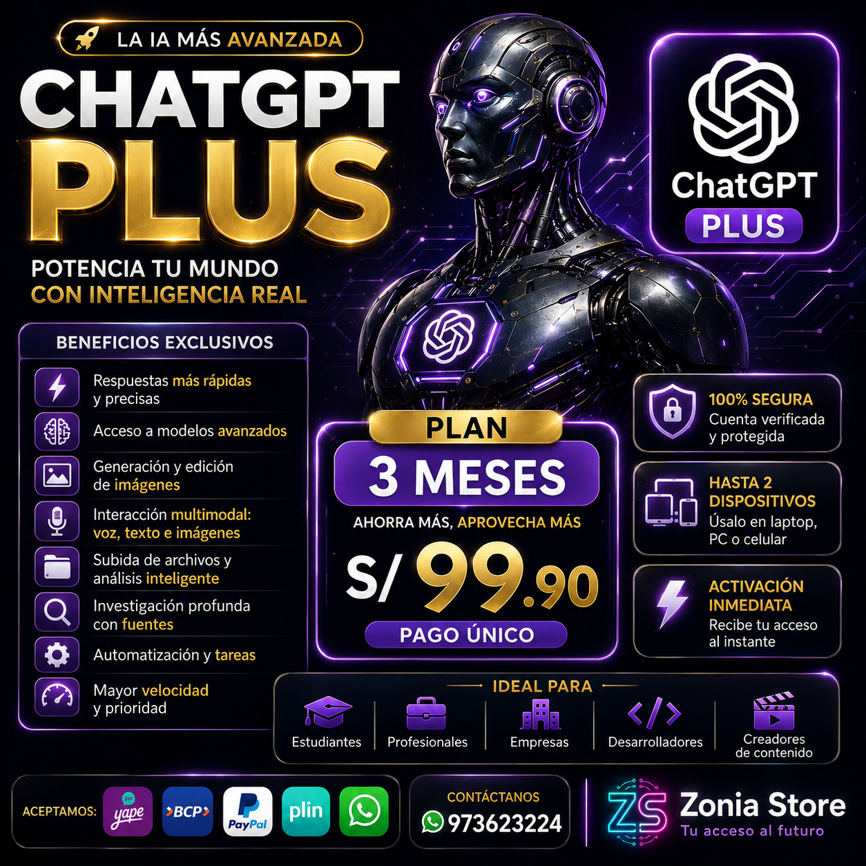 chatgpt plus 1 mes chatgpt plus 1 mes